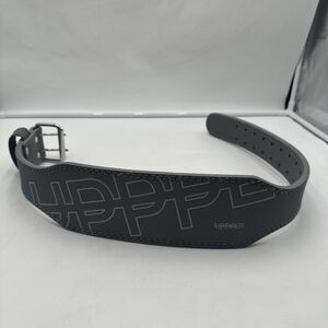 UPPPER Gray BELT Leather Weight Lifting Belt 38” Long
